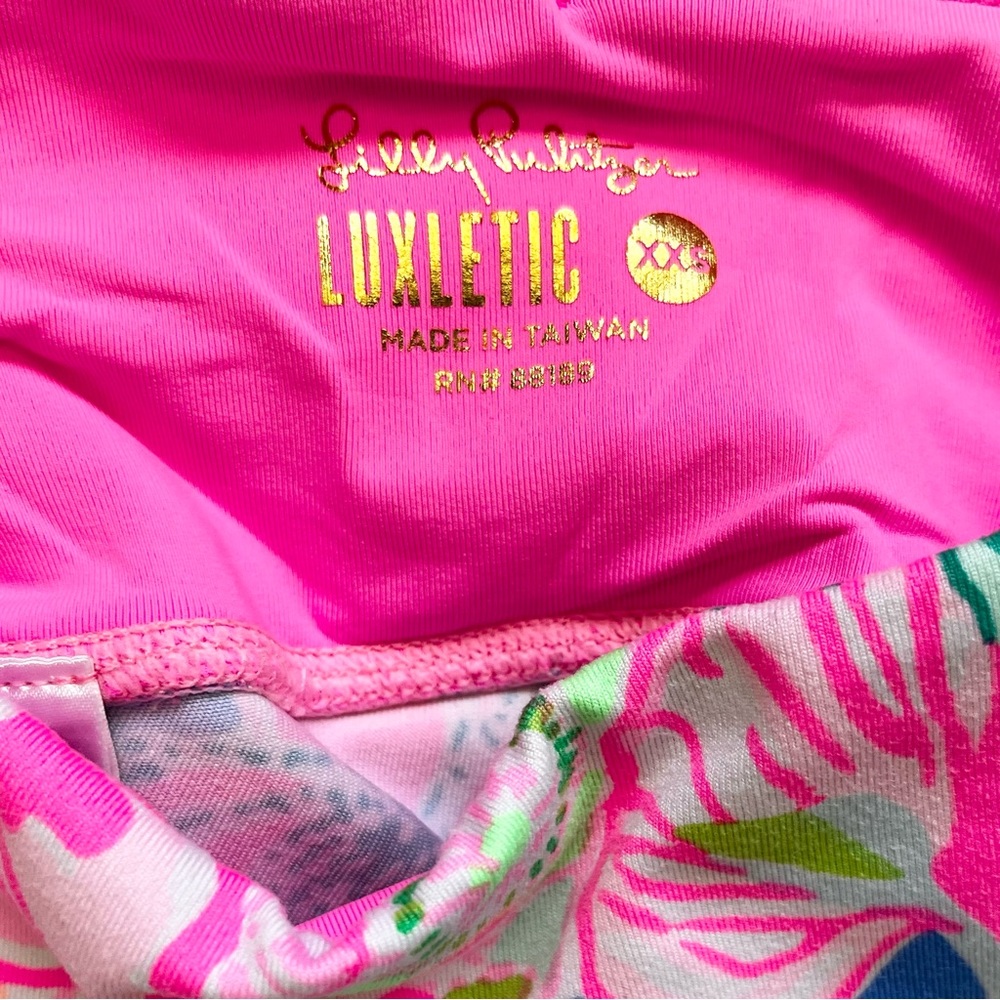 LILLY PULITZER Luxletic Weekender Midi Legging Size XXS Preppy UPF Workout - Picture 3 of 9